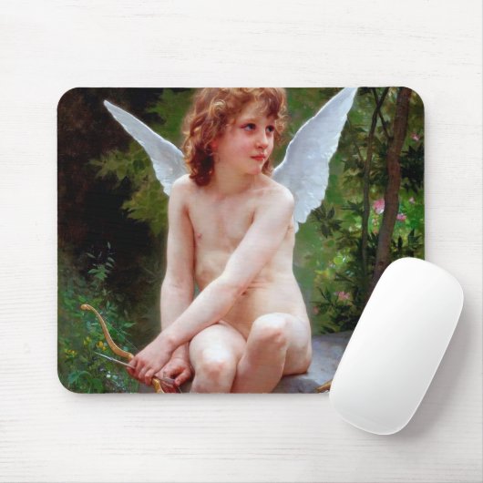 Cupid, Bouguereau Mousepad (Mit Mouse)