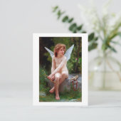 Cupid, Bouguereau Postkarte (Stehend Vorderseite)