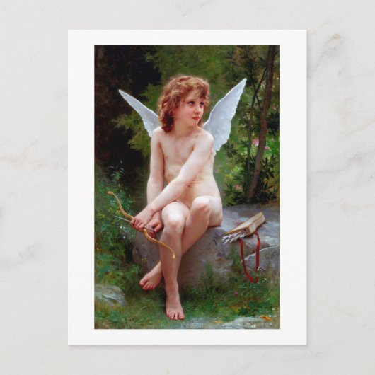 Cupid, Bouguereau Postkarte (Vorderseite)