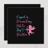 Cupid bringt mich zu Valentine, einem großen Brude Dankeskarte (Vorne/Hinten)