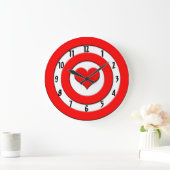 Cupid-Bullseye Große Wanduhr (Zuhause)