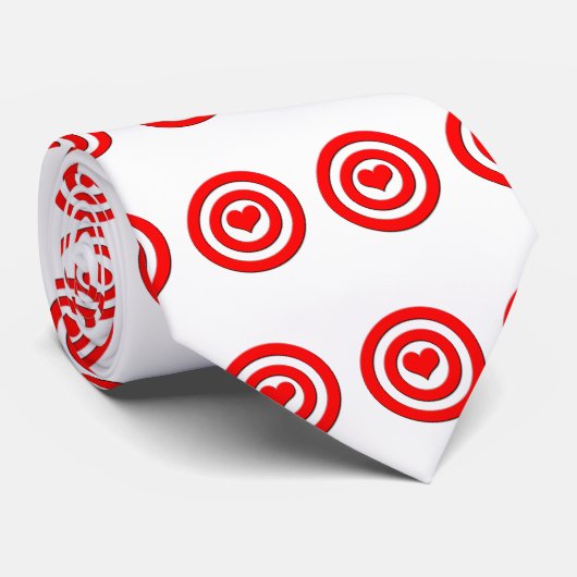 Cupid-Bullseye Krawatte (Gerollt)