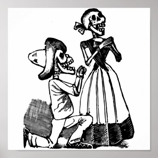 Cupid Calavera, Skeleton Lovers c. 20. Poster (Vorne)