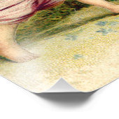 Cupid Cherub Angel Dove Heart Fotodruck (Ecke)