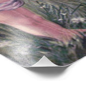 Cupid Cherub Angel Watering Herz Fotodruck (Ecke)