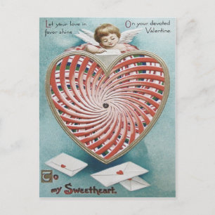 Cupid Cherub Engel Kaleidoskop Postkarte