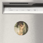 Cupid (Cupidon) Angel Portrait von Bouguereau Magnet (In Situ (Geschirrspüler))