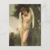 Cupid (Cupidon) Angel Portrait von Bouguereau Postkarte (Vorderseite)