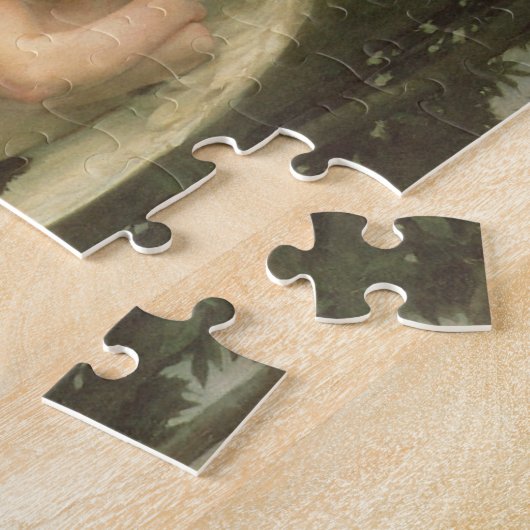 Cupid (Cupidon) Angel Portrait von Bouguereau Puzzle (Seite)