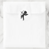 Cupid - Cupids Bow und Arrow der Liebe Runder Aufkleber (Tasche)