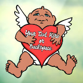 Cupid Decal Personalisiert Liebe Hugs Window Cloni Fensteraufkleber (Blatt 3)