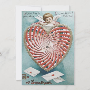 Cupid Engel Kaleidoskop Hochzeitseinladung Einladung