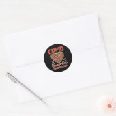 Cupid Favorite Pharmacy Tech Techniker Apotheker Runder Aufkleber (Umschlag)