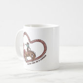 Cupid findet mich einen Cowboy Kaffeetasse (Vorderseite Links)