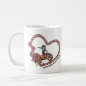 Cupid findet mich einen Cowboy Kaffeetasse (Links)