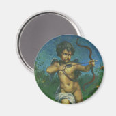 Cupid Fresco Design Magnet (Vorderseite/Rückseite)