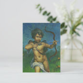 Cupid Fresco Design Postkarte (Stehend Vorderseite)