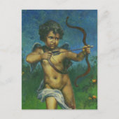 Cupid Fresco Design Postkarte (Vorderseite)