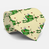 Cupid Frog Necktie für Männer Krawatte (Gerollt)