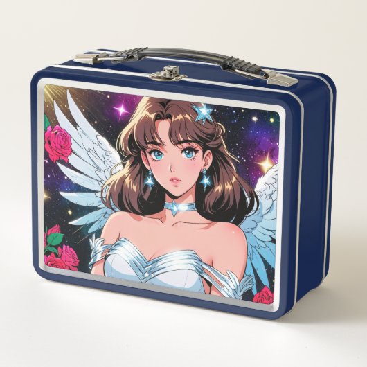 Cupid Girl Metal Lunchbox (Vorderseite)