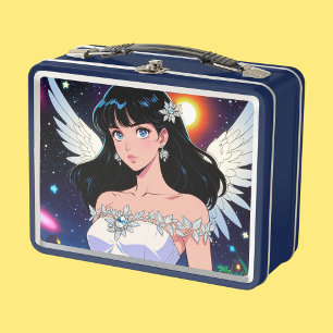 Cupid Girl Metal Lunchbox