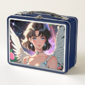 Cupid Girl Metal Lunchbox (Vorderseite)