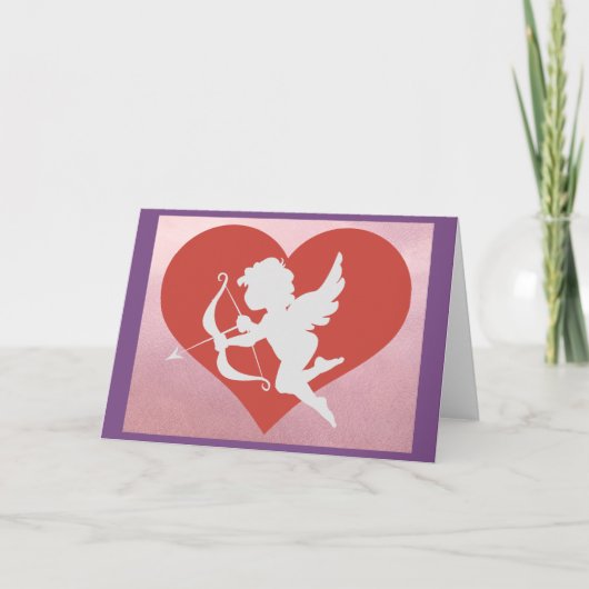 Cupid Grußkarte Karte (Vorderseite)