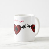 Cupid Heart Black Spade Thunder_Cove Kaffeetasse (VorderseiteRechts)