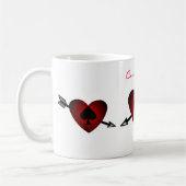 Cupid Heart Black Spade Thunder_Cove Kaffeetasse (Links)