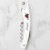 Cupid Heart Black Spade Thunder_Cove Kellnermesser (Vorderseite)