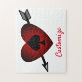 Cupid Heart Black Spade Thunder_Cove Puzzle (Vertikal)