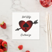 Cupid Heart Black Spade Thunder_Cove Serviette (Beispiel)