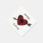 Cupid Heart Black Spade Thunder_Cove Serviette (Ecke)