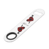 Cupid Heart Black Spade Thunder_Cove Speed Flaschenöffner (Rückseite Schrägansicht)