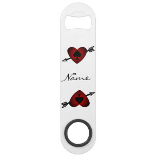 Cupid Heart Black Spade Thunder_Cove Speed Flaschenöffner