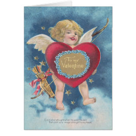 Cupid Heart Bow Arrow Stars Wolken Himmel