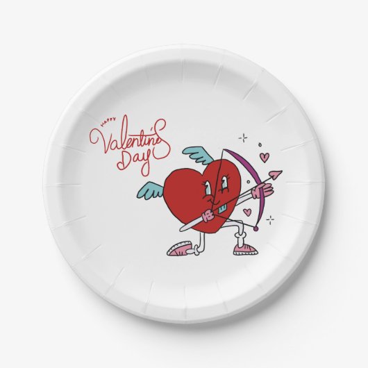CUPID HEART PAPPTELLER (Vorderseite)