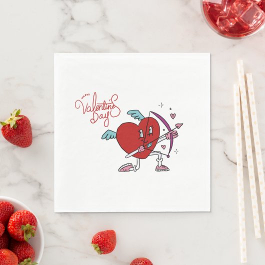 CUPID HEART SERVIETTE (Beispiel)