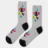Cupid Heart Socks HAMbyWG Socken (Linkes Detail)