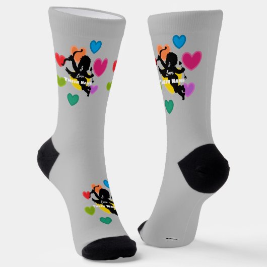 Cupid Heart Socks HAMbyWG Socken (Gewinkelt)