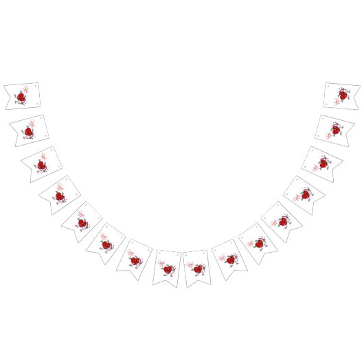 CUPID HEART WIMPELKETTE (Alle)