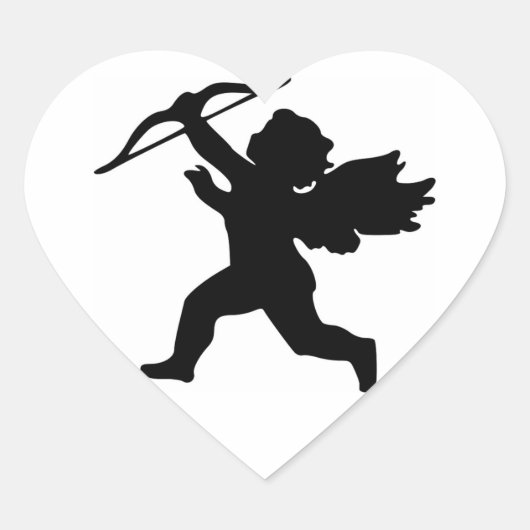 CUPID Herz-Aufkleber (Vorderseite)