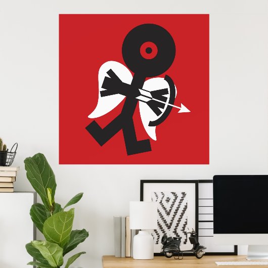 Cupid Icon Art Poster (Heimbüro)