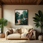 Cupid Inspirierend Pflanze mit Liebe Poster