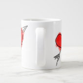 CUPID IST ARROW 20 0z. Jumbo-Tasse (Rückseite)