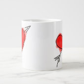 CUPID IST ARROW 20 0z. Jumbo-Tasse (Vorderseite)