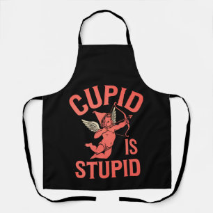 Cupid ist dumm lustige Valentinstag Schürze
