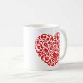 Cupid ist mein Zuhause Boy Romantic Trendy Valenti Kaffeetasse (VorderseiteRechts)