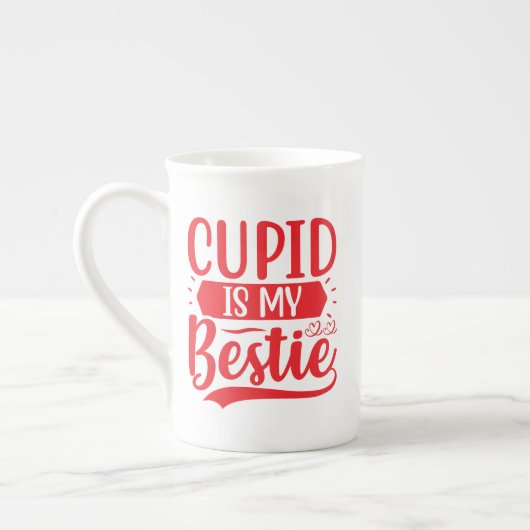 cupid ist meine bestie porzellantasse (Links)