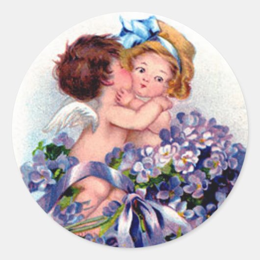 Cupid Kiss Sticker (Vorderseite)